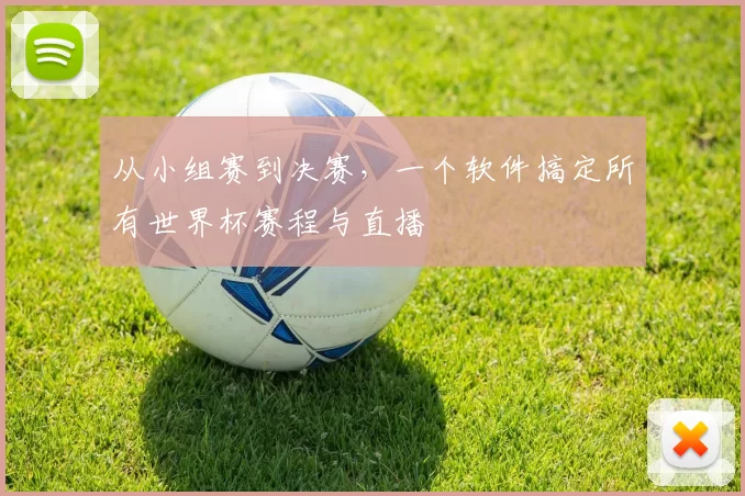 从小组赛到决赛,一个软件搞定所有世界杯赛程与直播