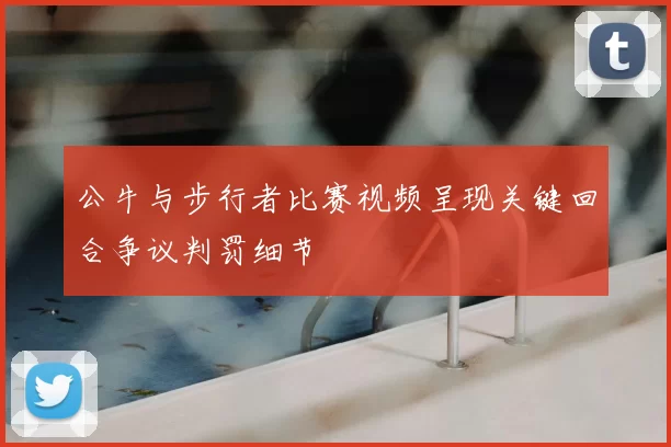 公牛与步行者比赛视频呈现关键回合争议判罚细节